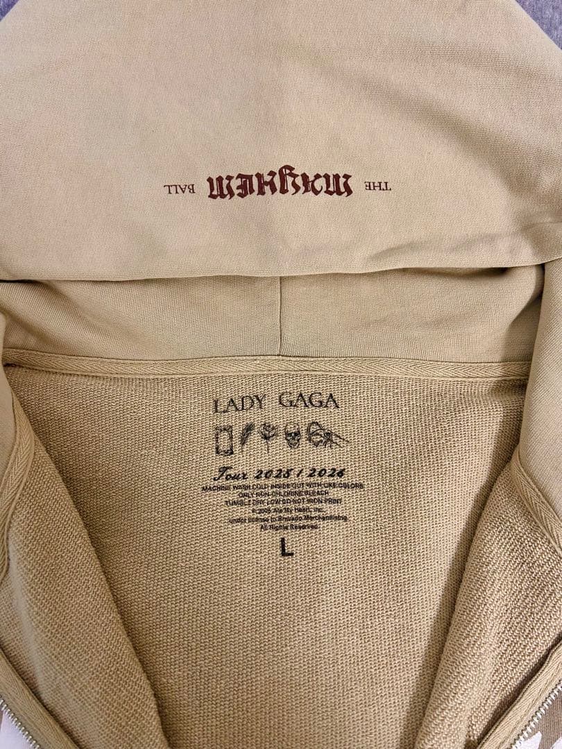 ミュージシャン LADY GAGA OPERA HAUS ZIP HOODIE L