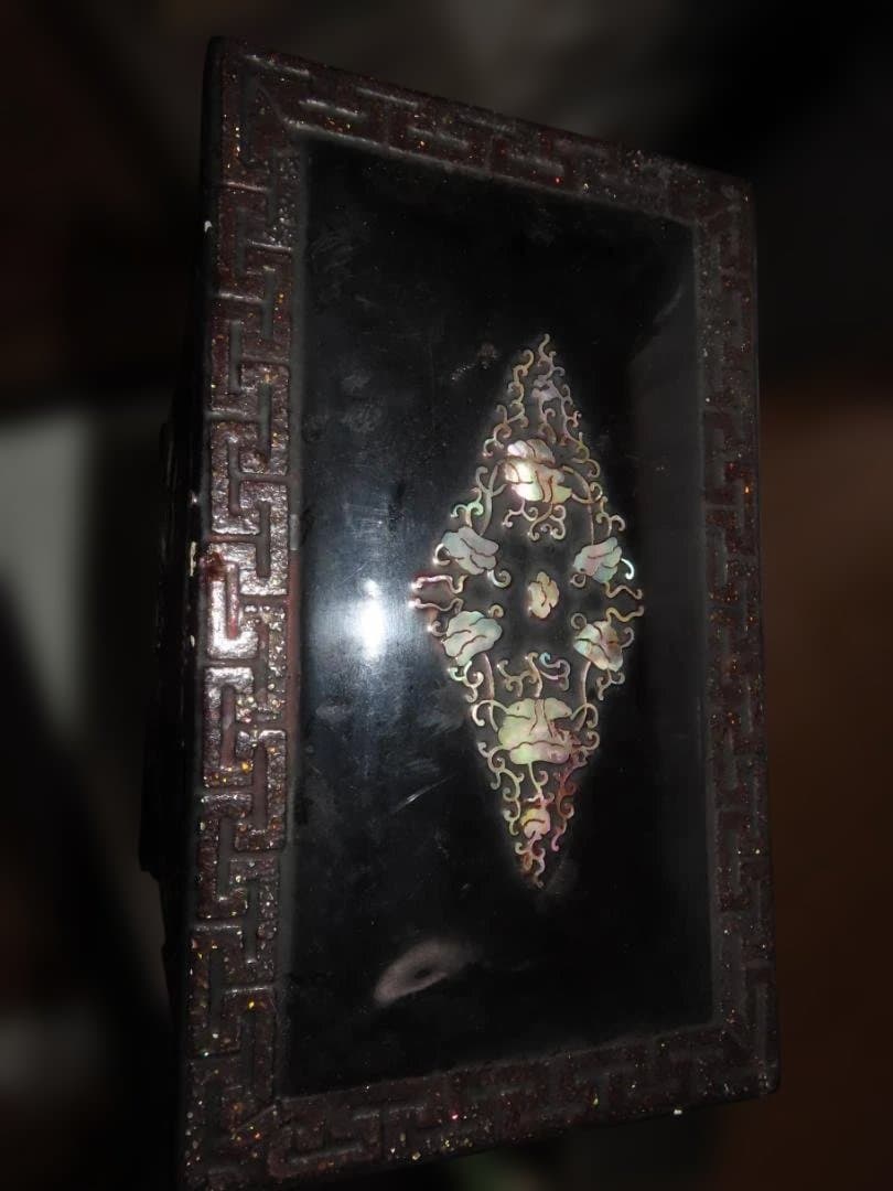 古美術 民芸 螺鈿細工 小箪笥 時代物 豪華絢爛