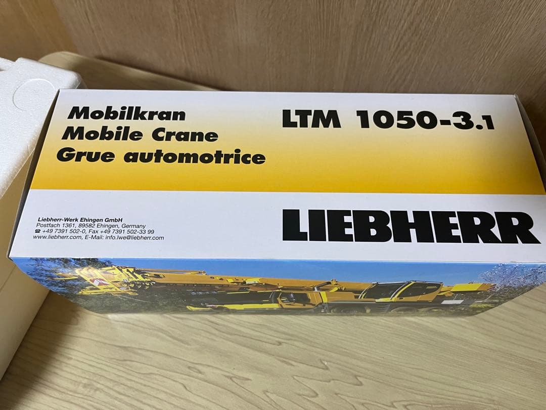 建機 重機 WSI製 リープヘル LMT1050 クレーン 1/50 ミニチュア