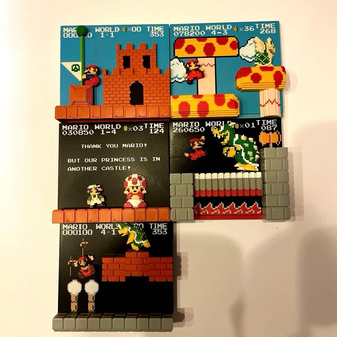 スーパーマリオ　ステージフィギュア5種セット