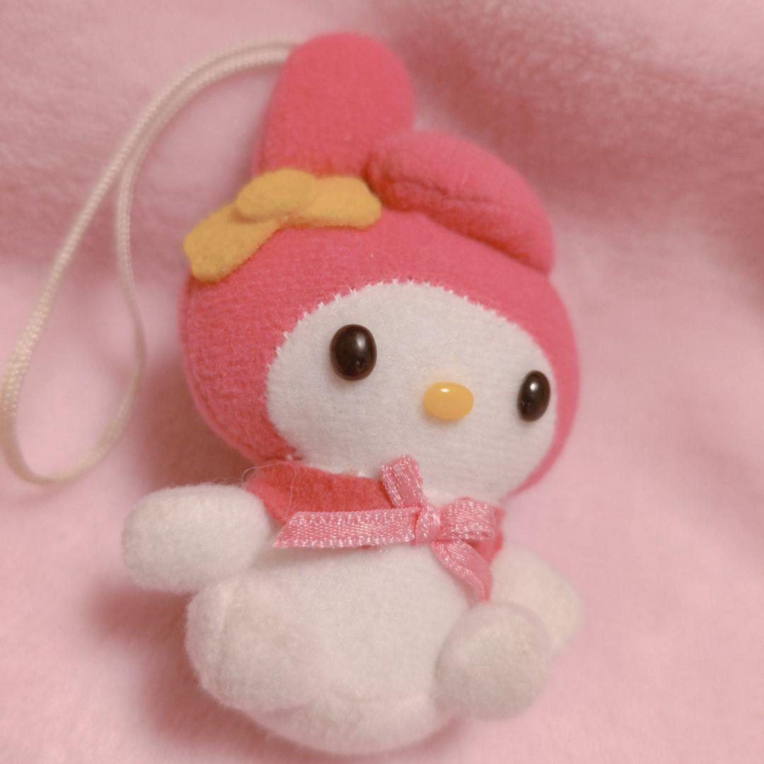 【希少】 マイメロディ ぬいぐるみ ストラップ レトロ