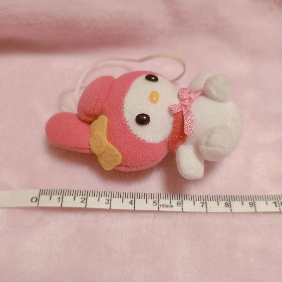 【希少】 マイメロディ ぬいぐるみ ストラップ レトロ