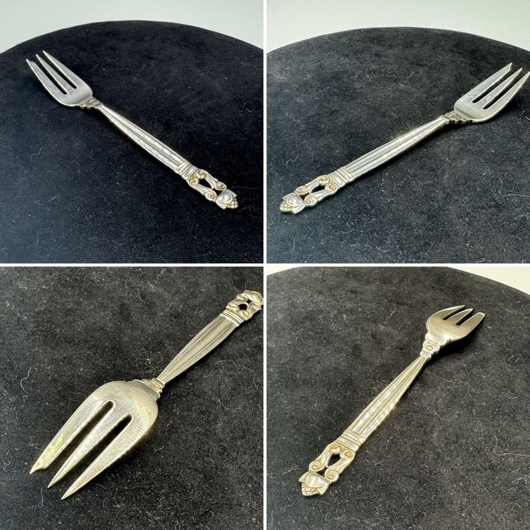 おまとめ。2点。ジョージ・ジェンセン Acorn エコーン　デザートフォーク①