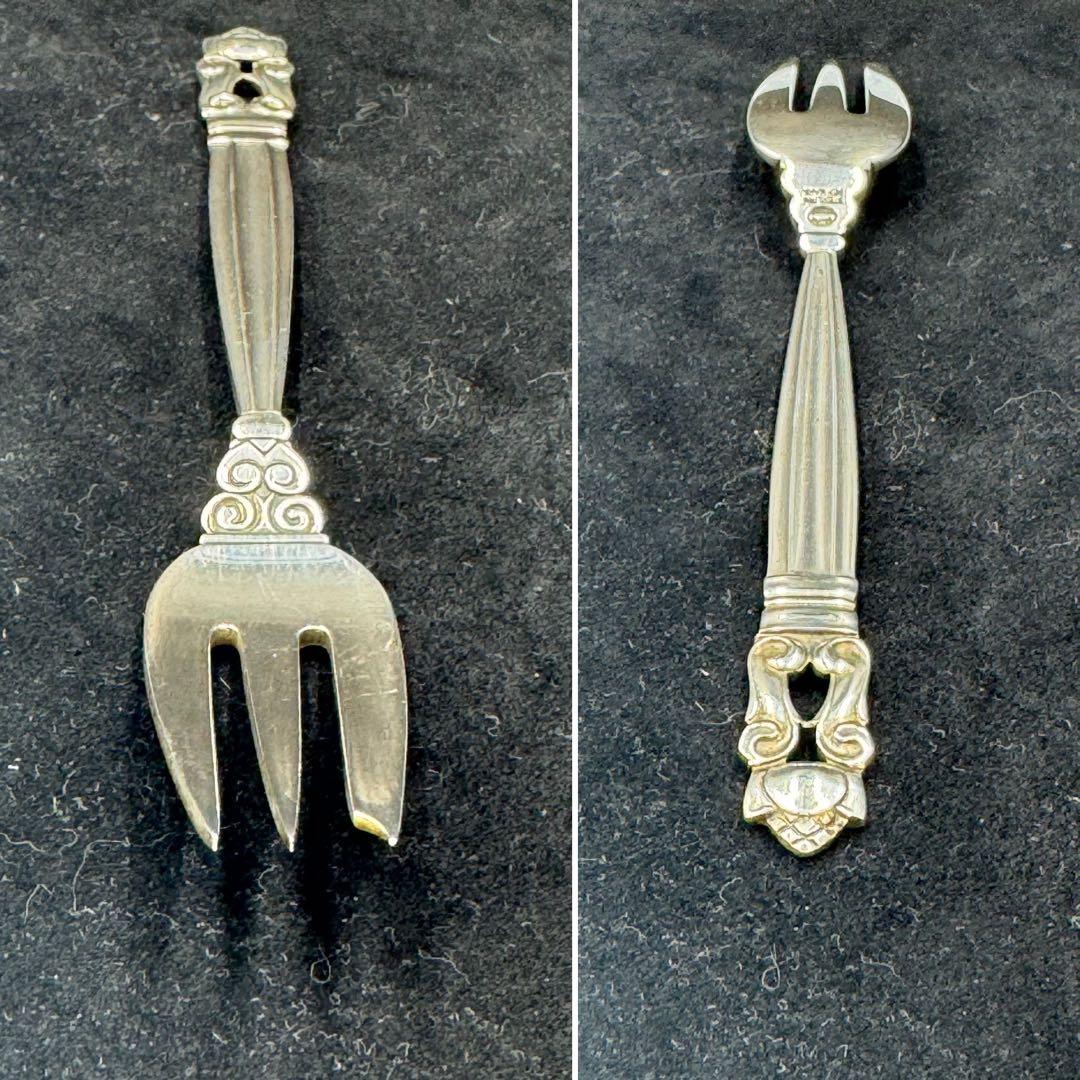 おまとめ。2点。ジョージ・ジェンセン Acorn エコーン　デザートフォーク①