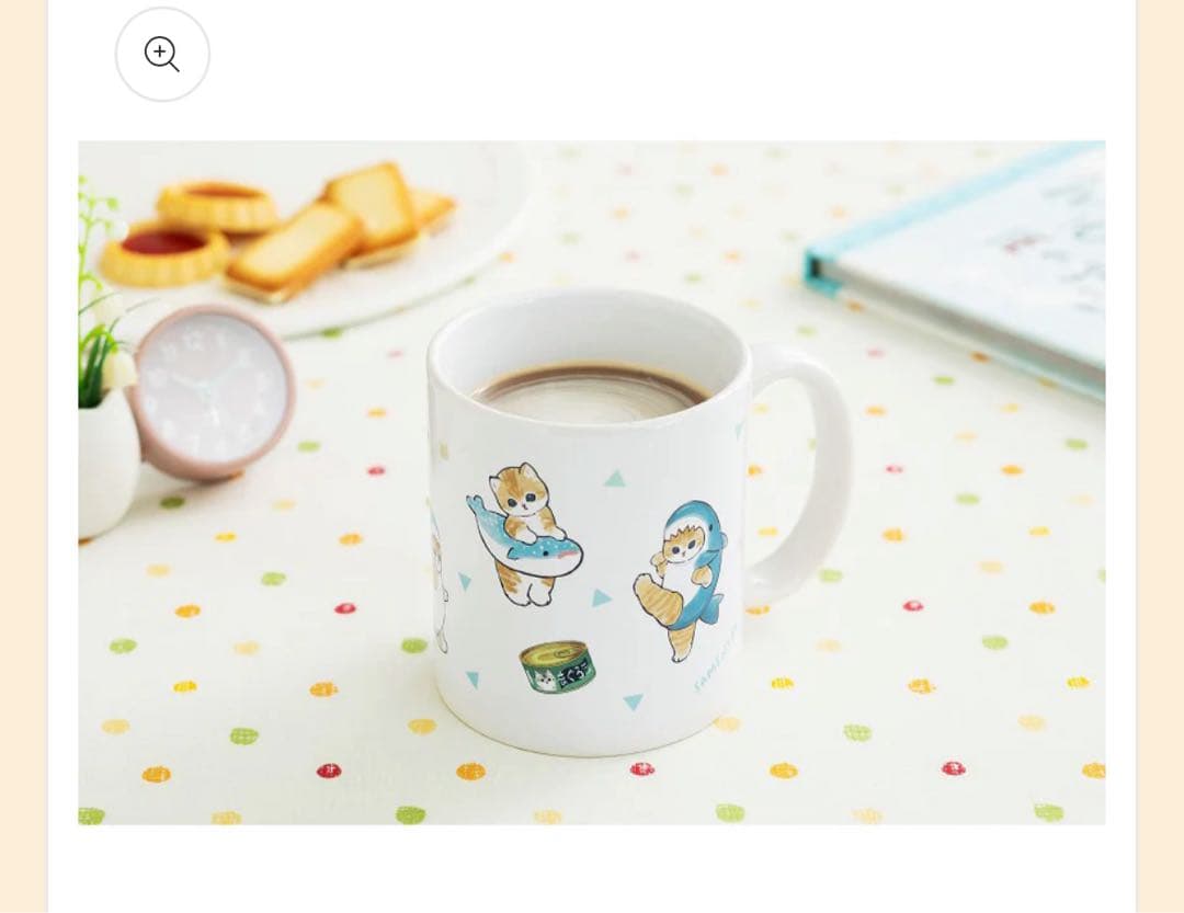 mofusand モフサンド　お茶碗　マグカップ（おかおがいっぱい）　サメにゃん