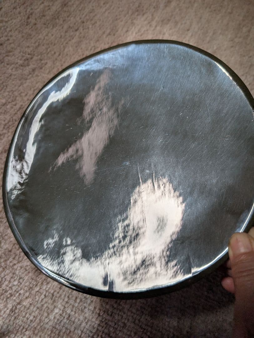 エルメス　木製　皿　ウッドプレート　オリーブ　おまけ付き　22cm 希少　レア