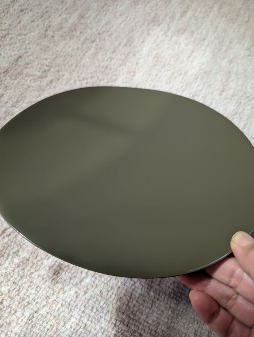 エルメス　木製　皿　ウッドプレート　オリーブ　おまけ付き　22cm 希少　レア