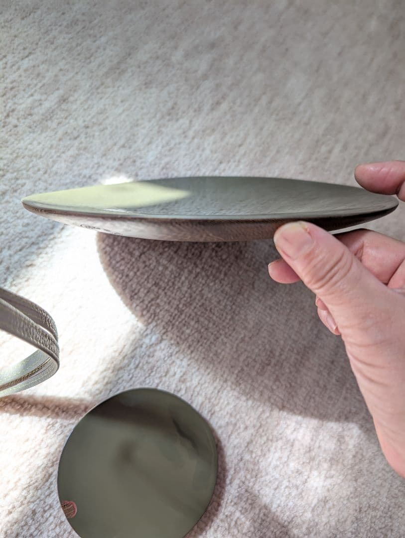 エルメス　木製　皿　ウッドプレート　オリーブ　おまけ付き　22cm 希少　レア