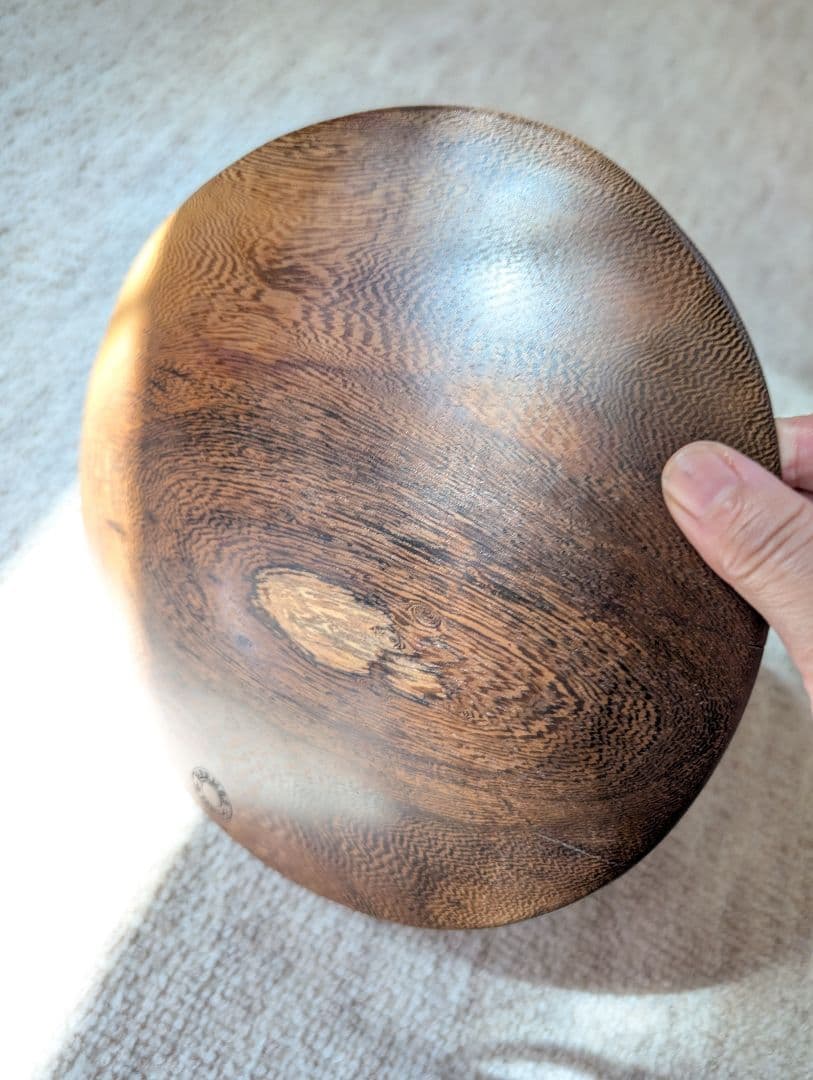 エルメス　木製　皿　ウッドプレート　オリーブ　おまけ付き　22cm 希少　レア