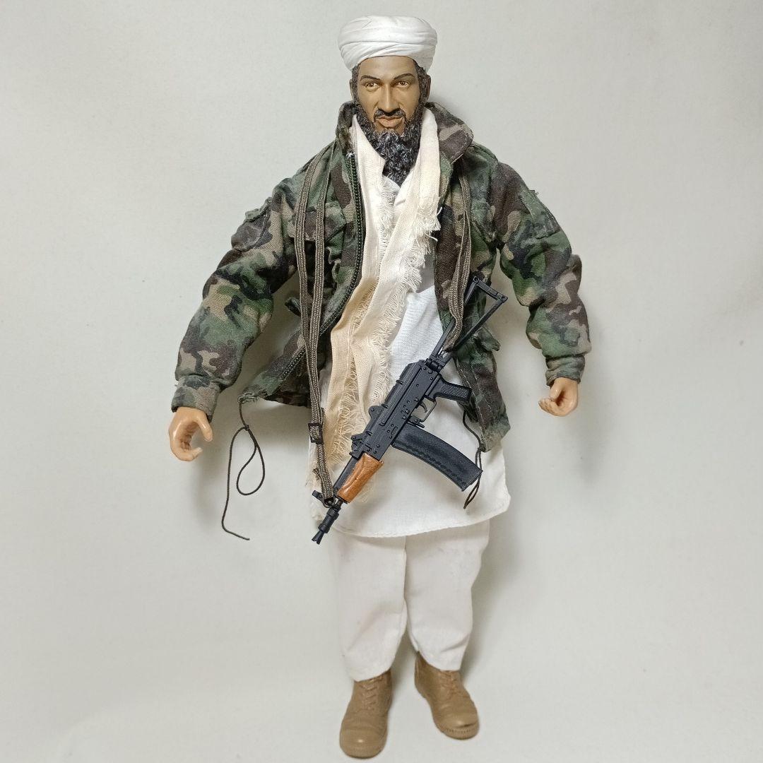 迷彩ジャケット フィギュア アサルトライフル付き モデル ビンラディン