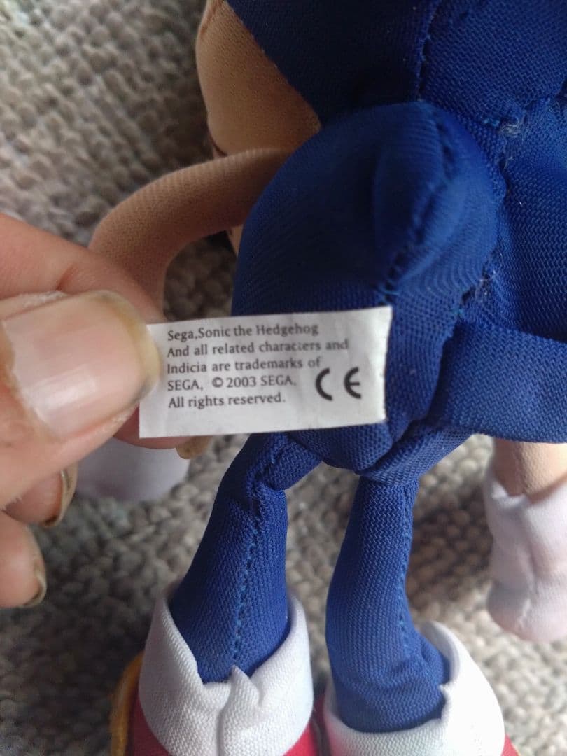 レア物？正規品2003ソニック・ザ・ヘッジホッグ ぬいぐるみ