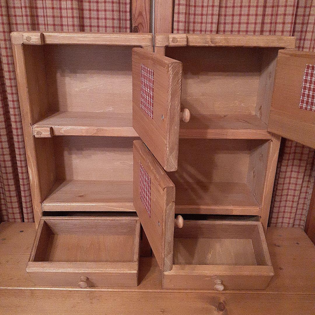 D41.カントリー家具(オーク色)2点セット