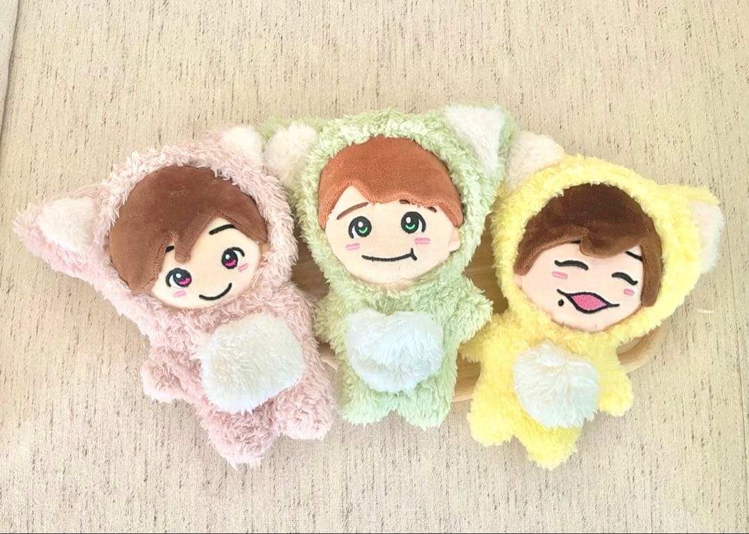 【オーダー枠】ちびぬい服＊めじるしチャーム風ねこ着ぐるみ＊なにわ男子