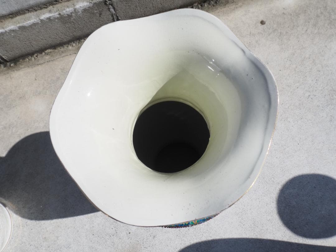 大型花瓶　中国製　日本の風景