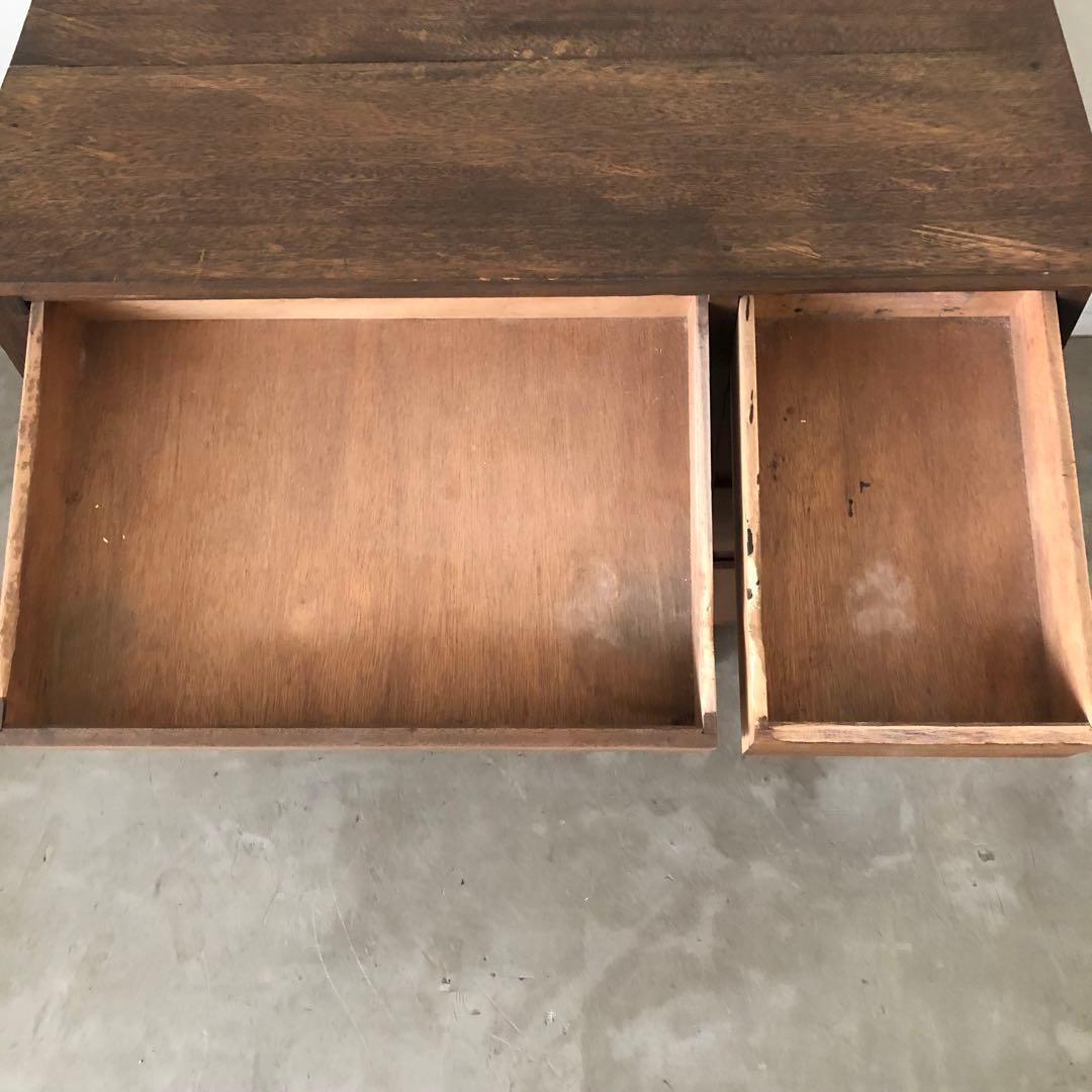 昭和　レトロ　アンティーク　ヴィンテージ　古家具　古道具　古民家　片袖机　勉強机