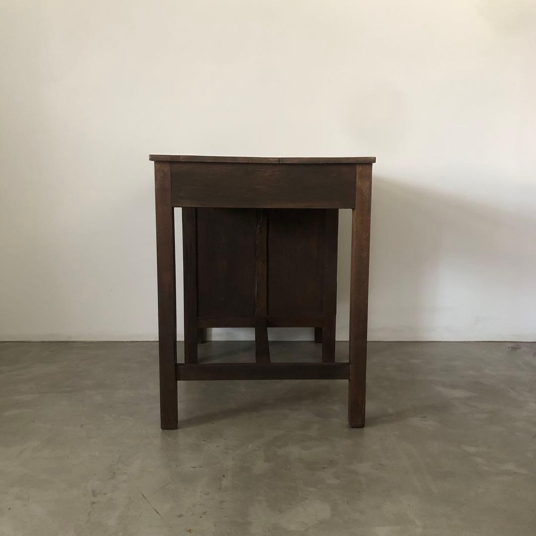 昭和　レトロ　アンティーク　ヴィンテージ　古家具　古道具　古民家　片袖机　勉強机