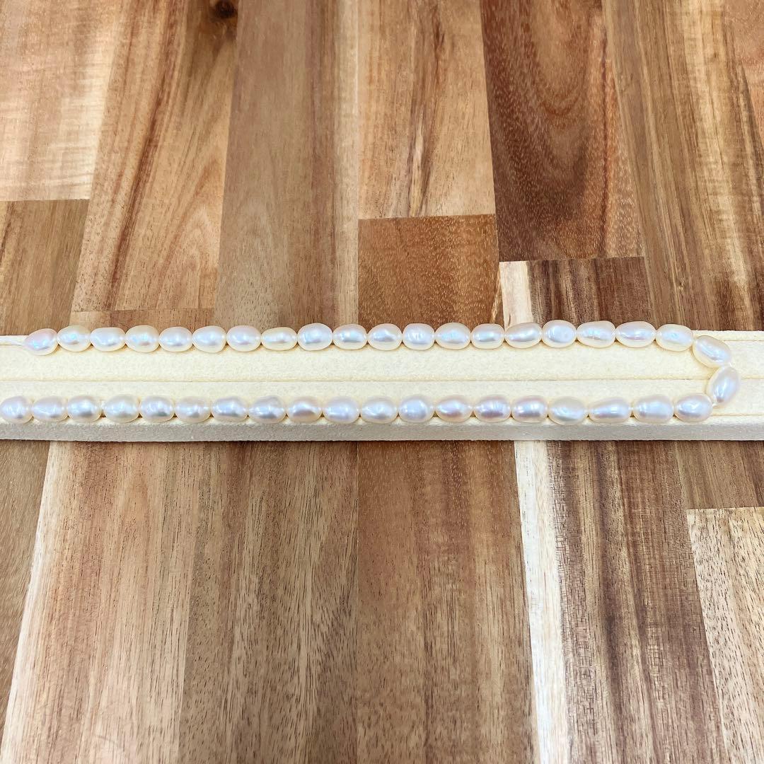 【新品・百貨店商品／パーツ工房】★337淡水真珠7.0-8.0mm37珠