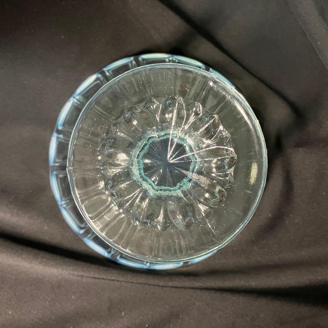 【匿名配送/未使用】ヒロタガラス/廣田硝子/雪の花/乳白ガラス/デザートカップ