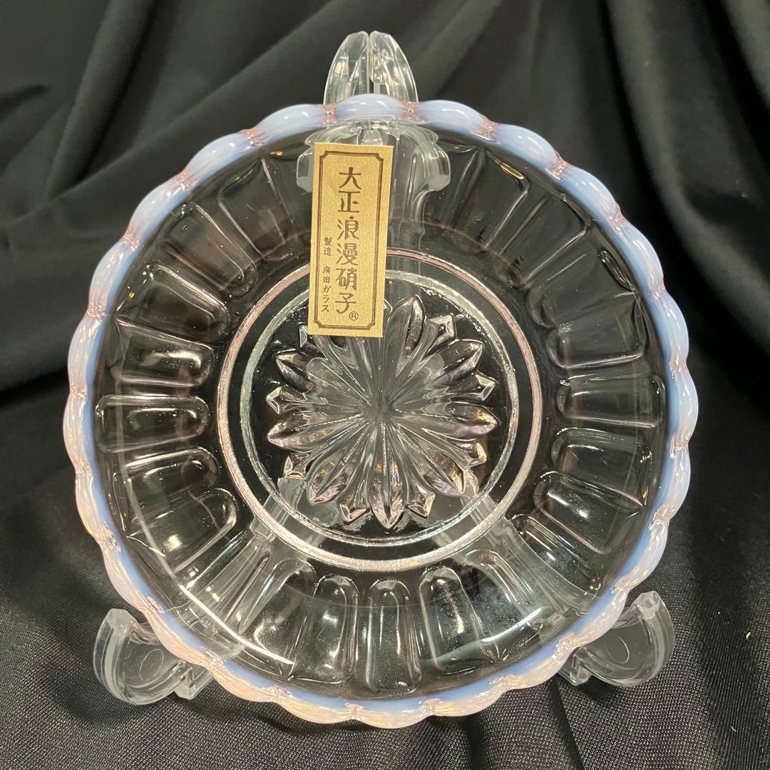 【匿名配送/未使用】ヒロタガラス/廣田硝子/雪の花/乳白ガラス/デザートカップ