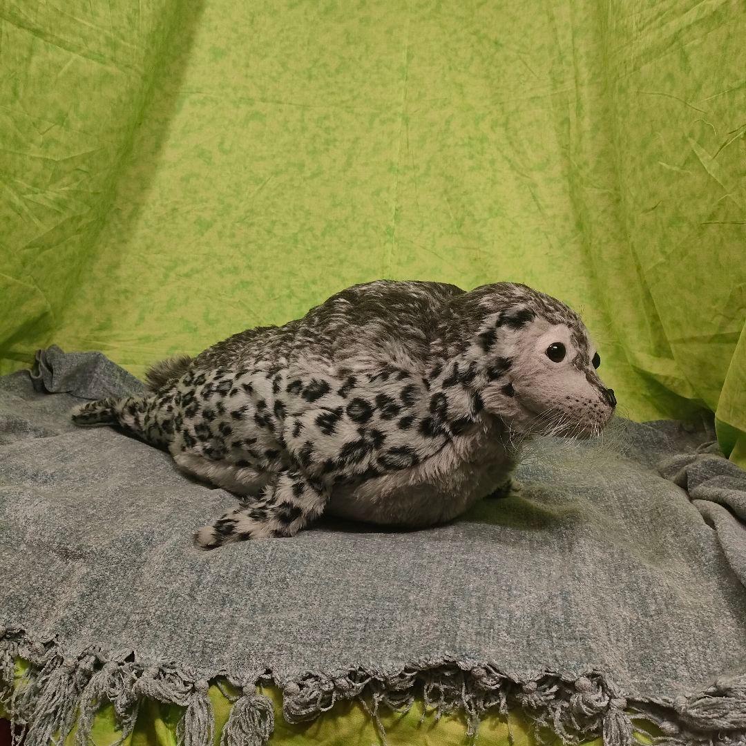 ハンドメイド　ぬいぐるみ　アザラシ　ごま