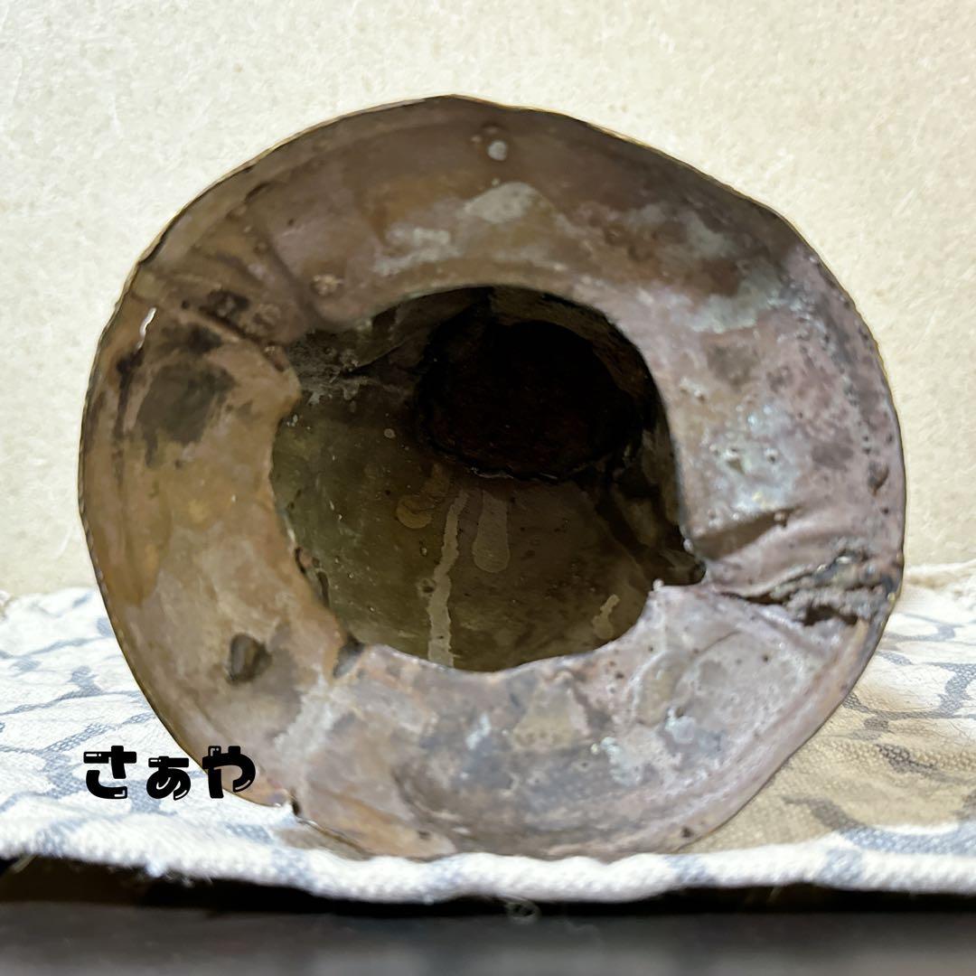 銅置物⑅カエル(丸皿)⑅インドネシア