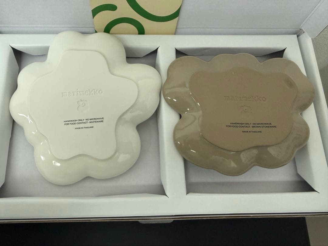 ®*a様 【ペア】マリメッコ　60周年記念デザイン　小皿