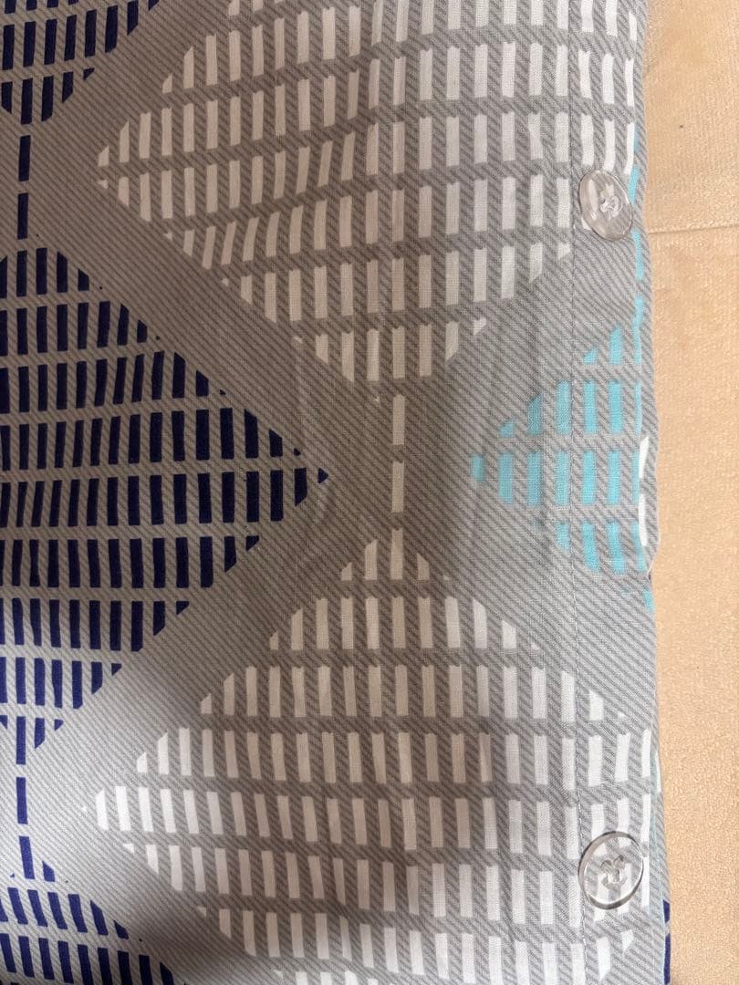 キングサイズ シーツセット ネイビー グレー