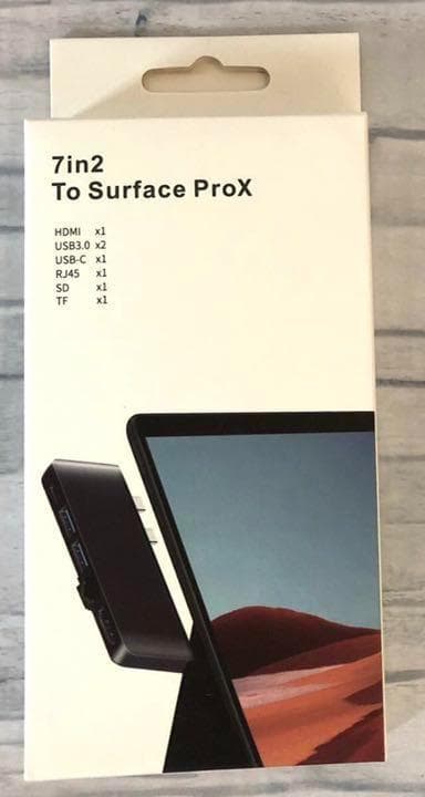 7in1多機能＆高性能❣作業効率が大幅UP♪❤Surface ProX ハブ
