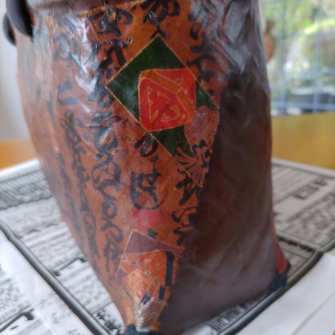 一閑張りハンドメイドバッグ＆番付表2枚