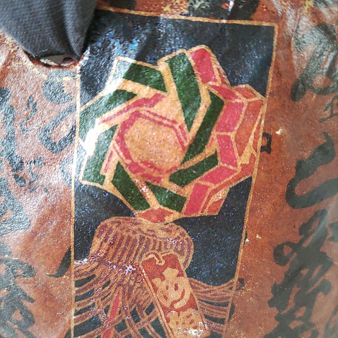 一閑張りハンドメイドバッグ＆番付表2枚