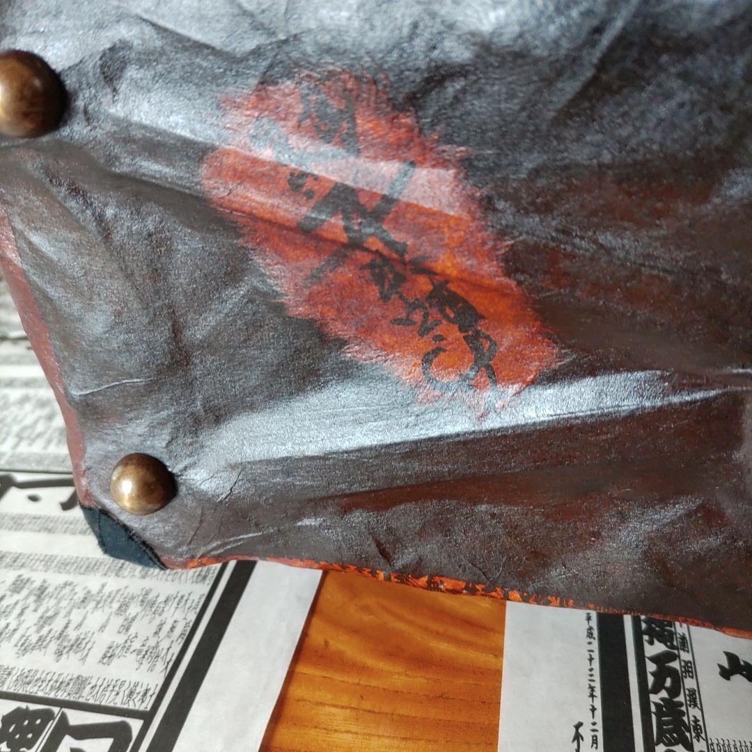 一閑張りハンドメイドバッグ＆番付表2枚