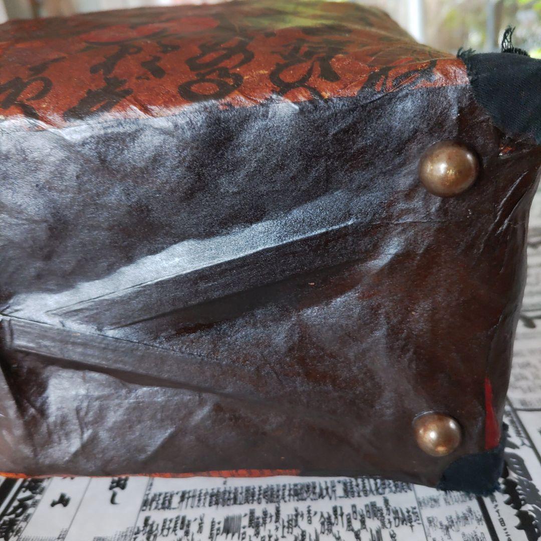 一閑張りハンドメイドバッグ＆番付表2枚