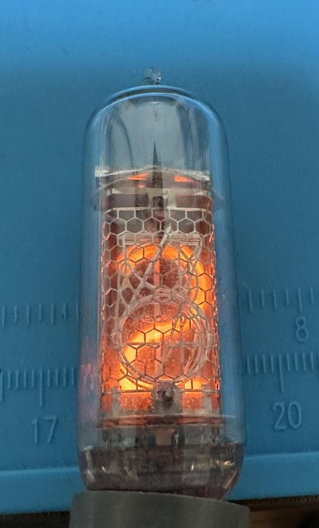 【点灯確認済】ニキシー管 IN-14 新古品 6本 全数字、コンマ、全管点灯確認