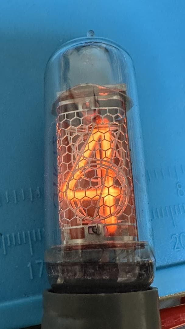 【点灯確認済】ニキシー管 IN-14 新古品 6本 全数字、コンマ、全管点灯確認