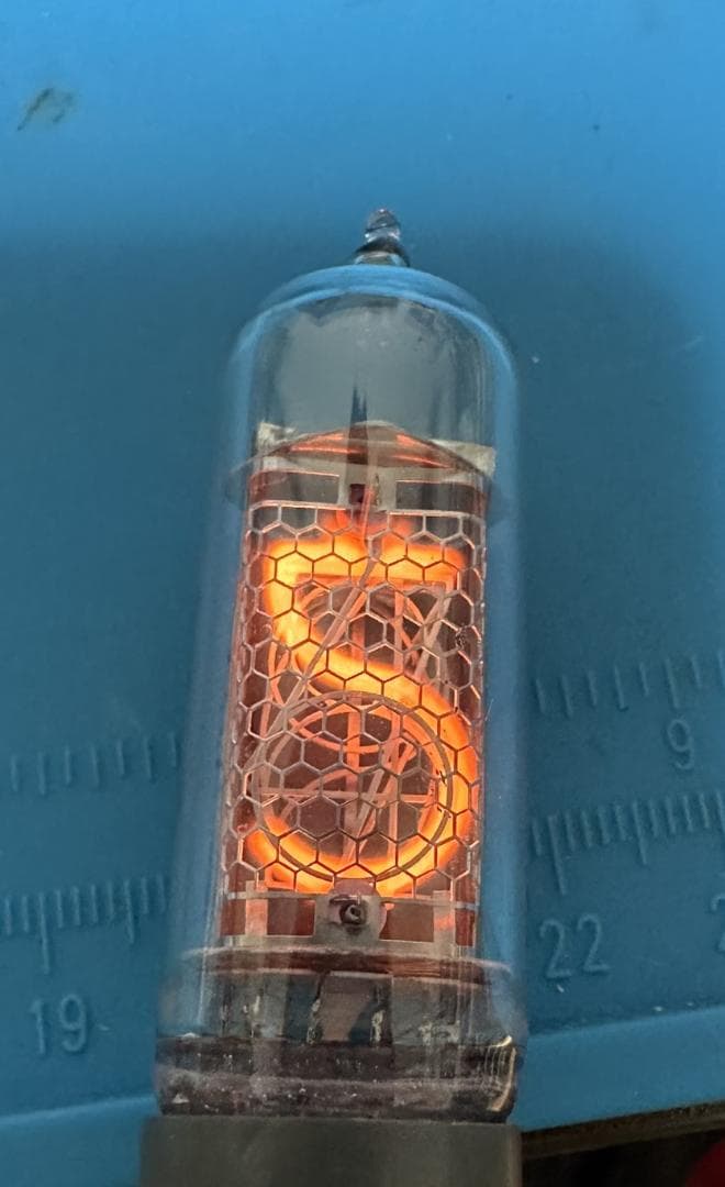 【点灯確認済】ニキシー管 IN-14 新古品 6本 全数字、コンマ、全管点灯確認