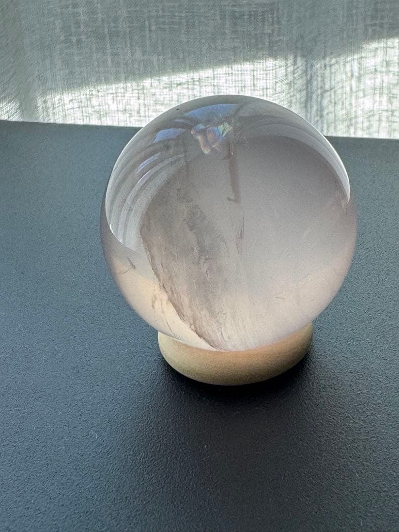 超高品質 ジェミーローズクォーツ スフィア　モザンビーク産