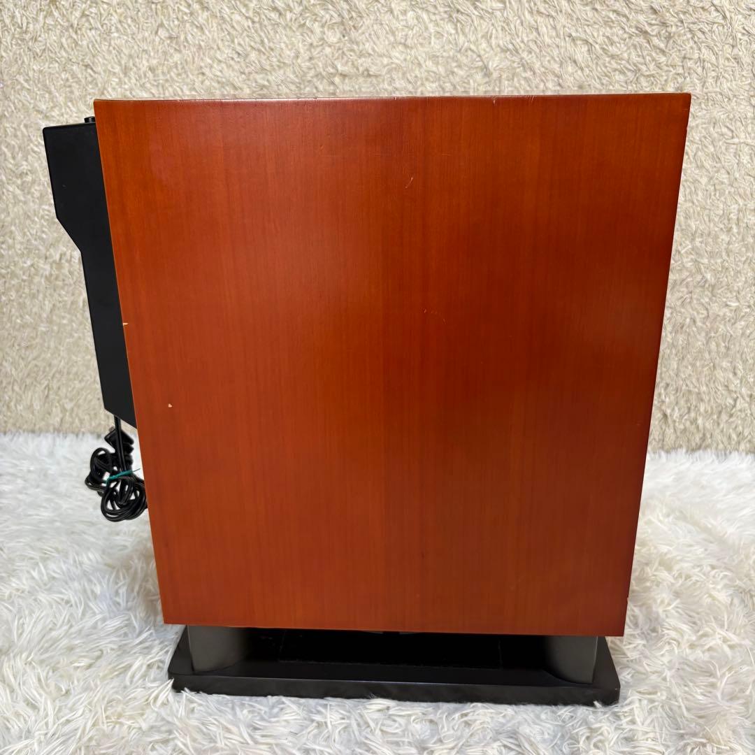 ★音出し確認済★ ONKYO SL-407 アンプ内蔵 サブウーファー 木目調