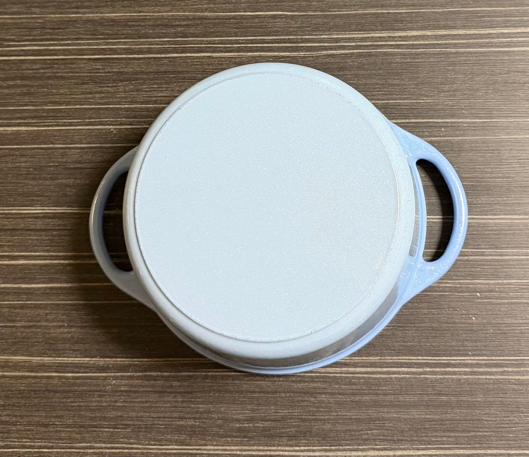 バーミキュラ　BERMICULAR オーブンポットラウンド　18センチ　ブルー