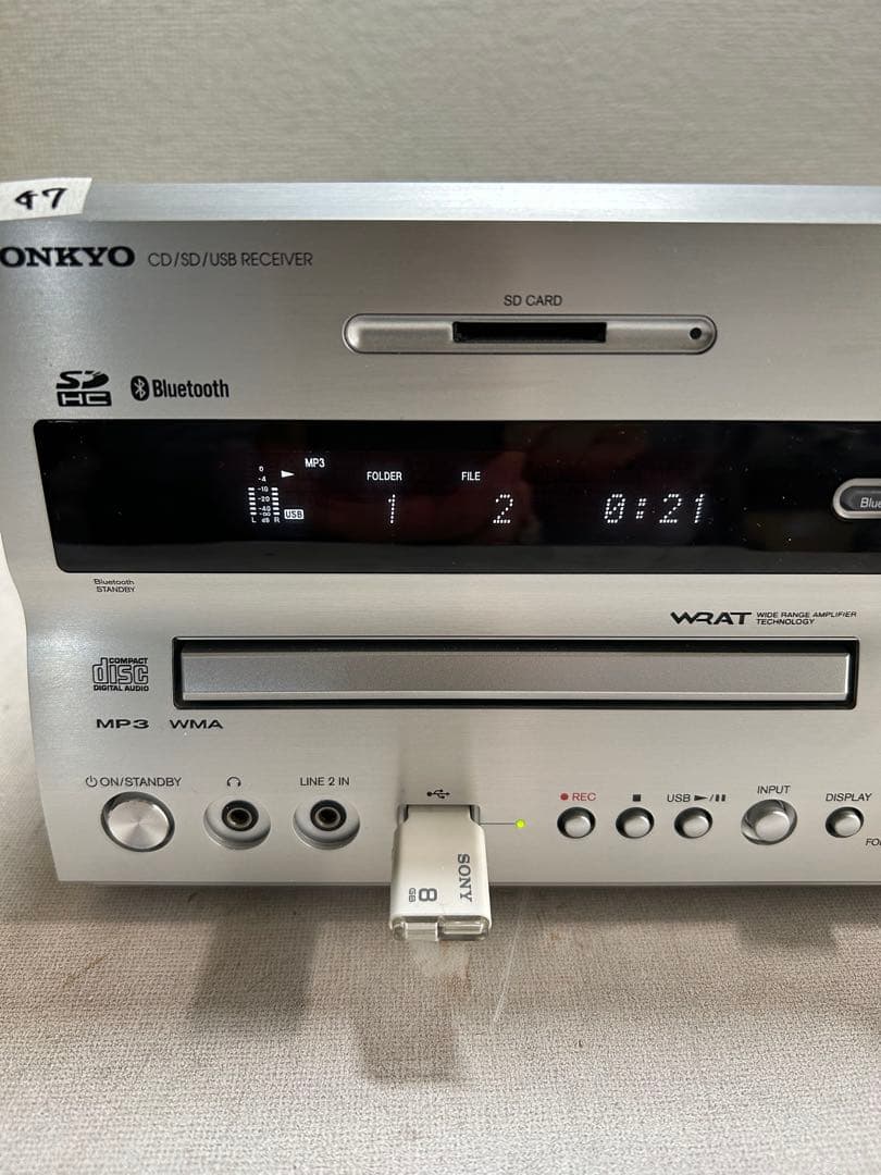G17 整備ONKYO NFR-7X CD/SD/USBレシーバーシステム 本体