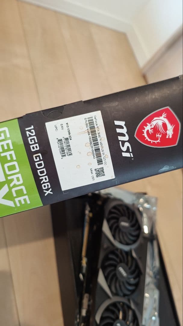 【値下げ済み】MSI GeForce RTX 3080 Ti VENTUS 3X