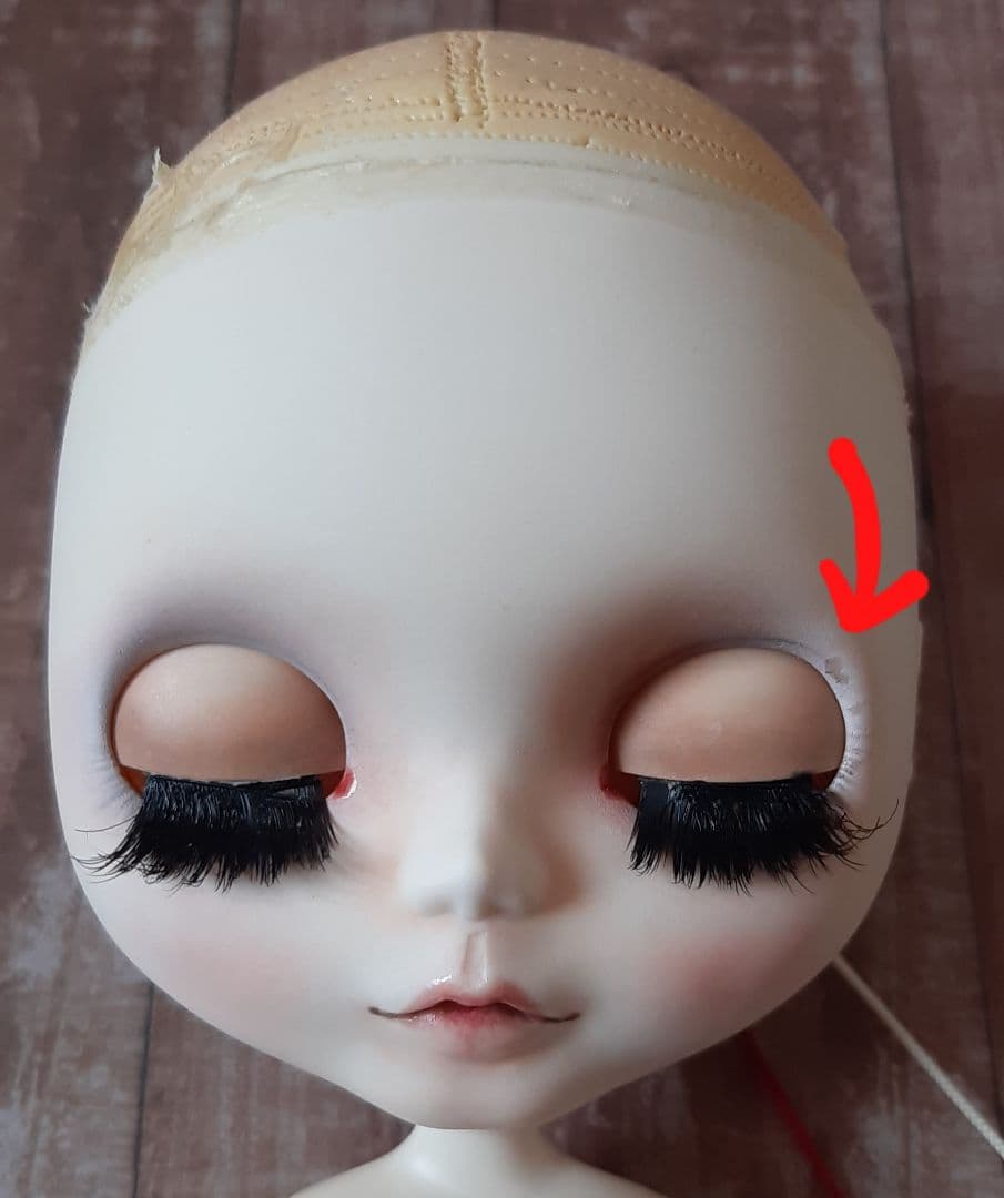 ※難あり品 アイチェンジが不可 カスタムブライス 本体 服・靴・スタンド付き