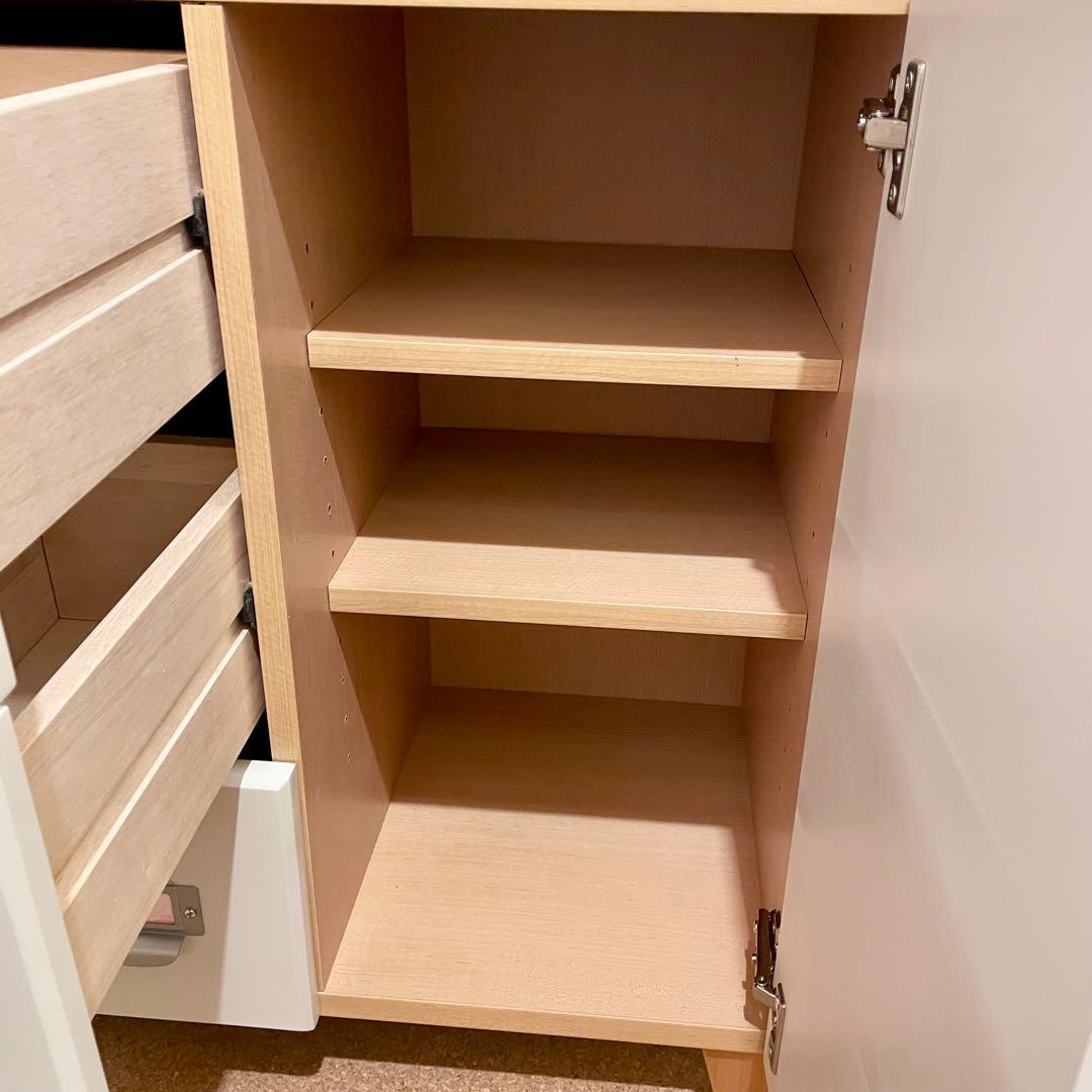 【希少】ハローキティ ミニバラ 木製 マルチチェスト 家具 01年製 平成レトロ