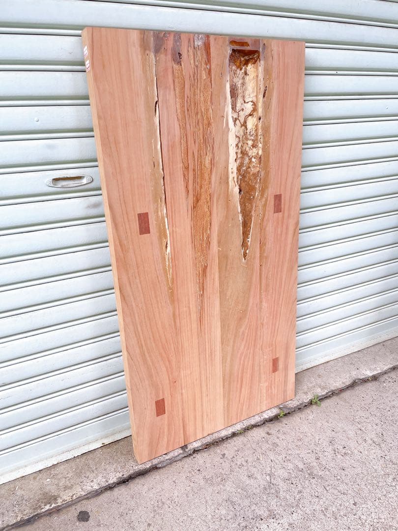 天然　桜　接ぎ合わせ　デスク　机　DIY材　木材　天板　無垢材　ローテーブル