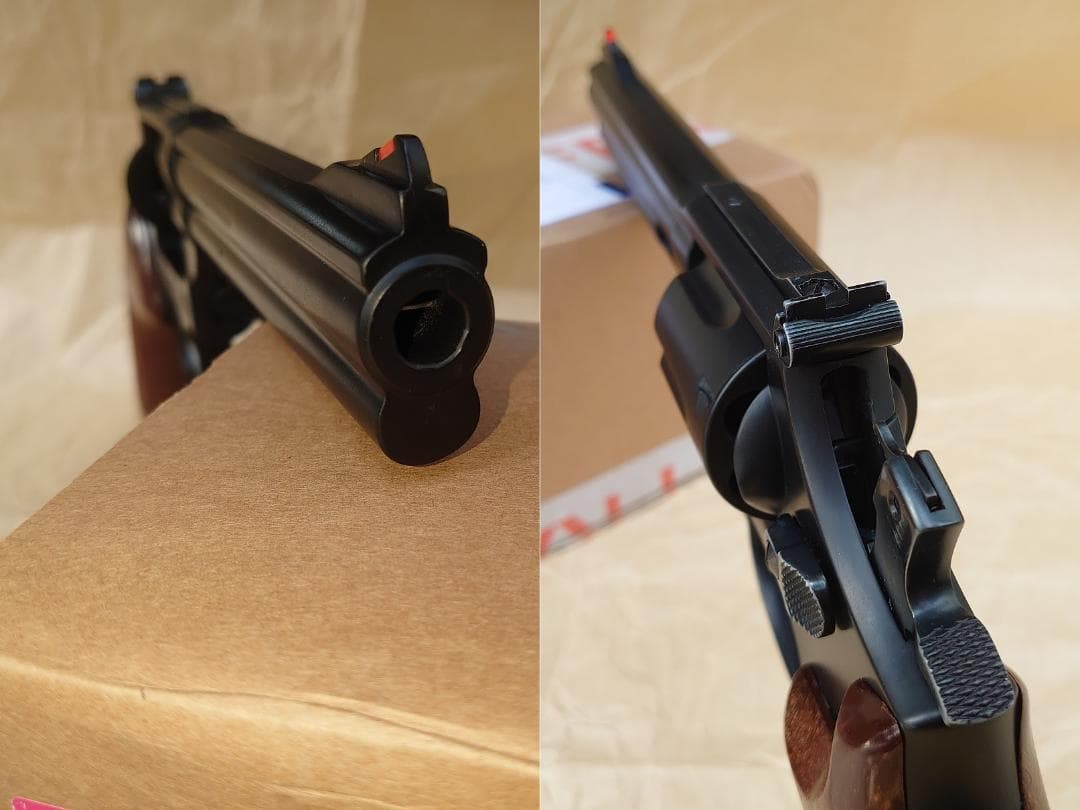 マルシン　S&W M586 6インチ　HW　モデルガン（組み立て・加工品）