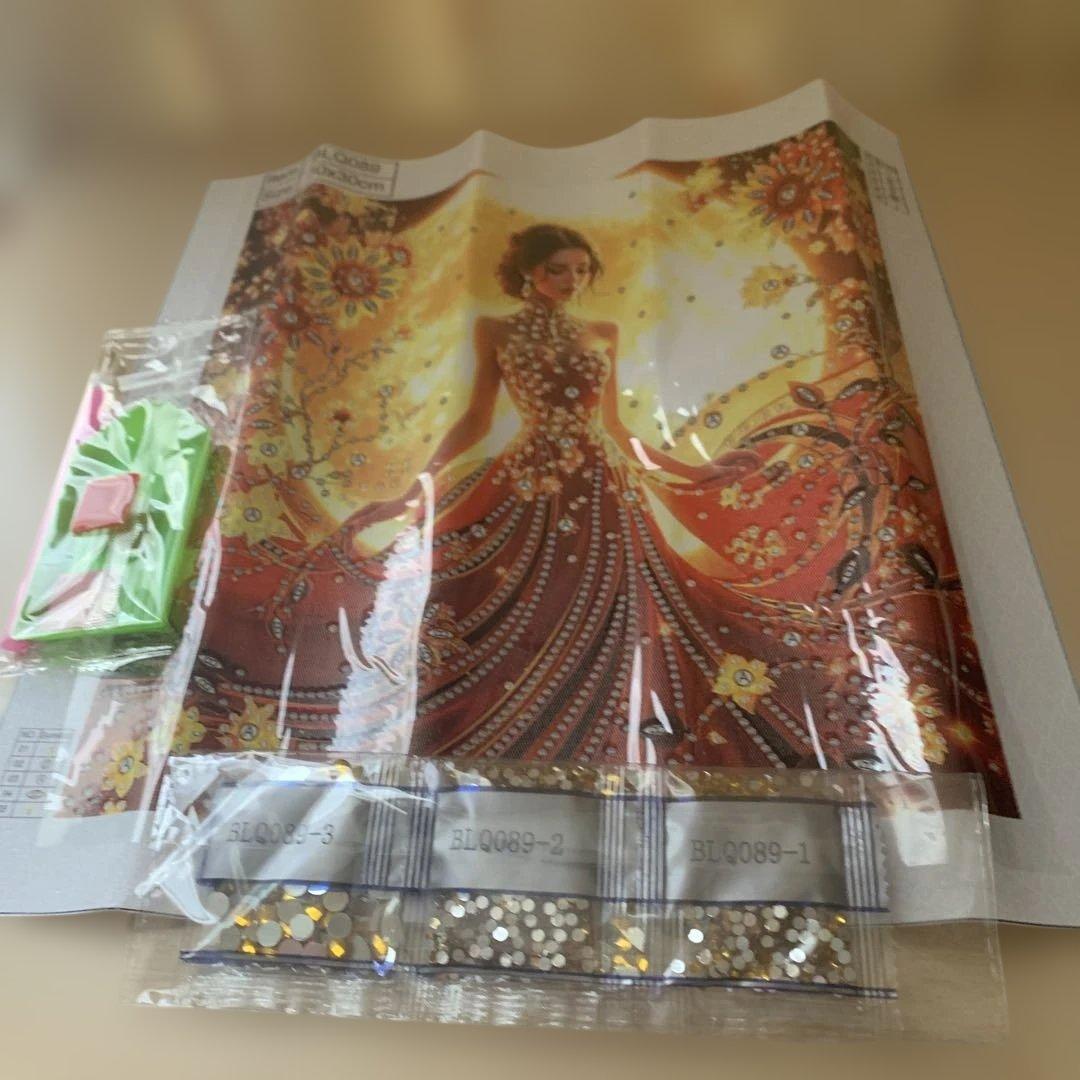 ★専用★ムーンライト　ゴージャスレディ 30cm x 30cm 特殊ビーズ