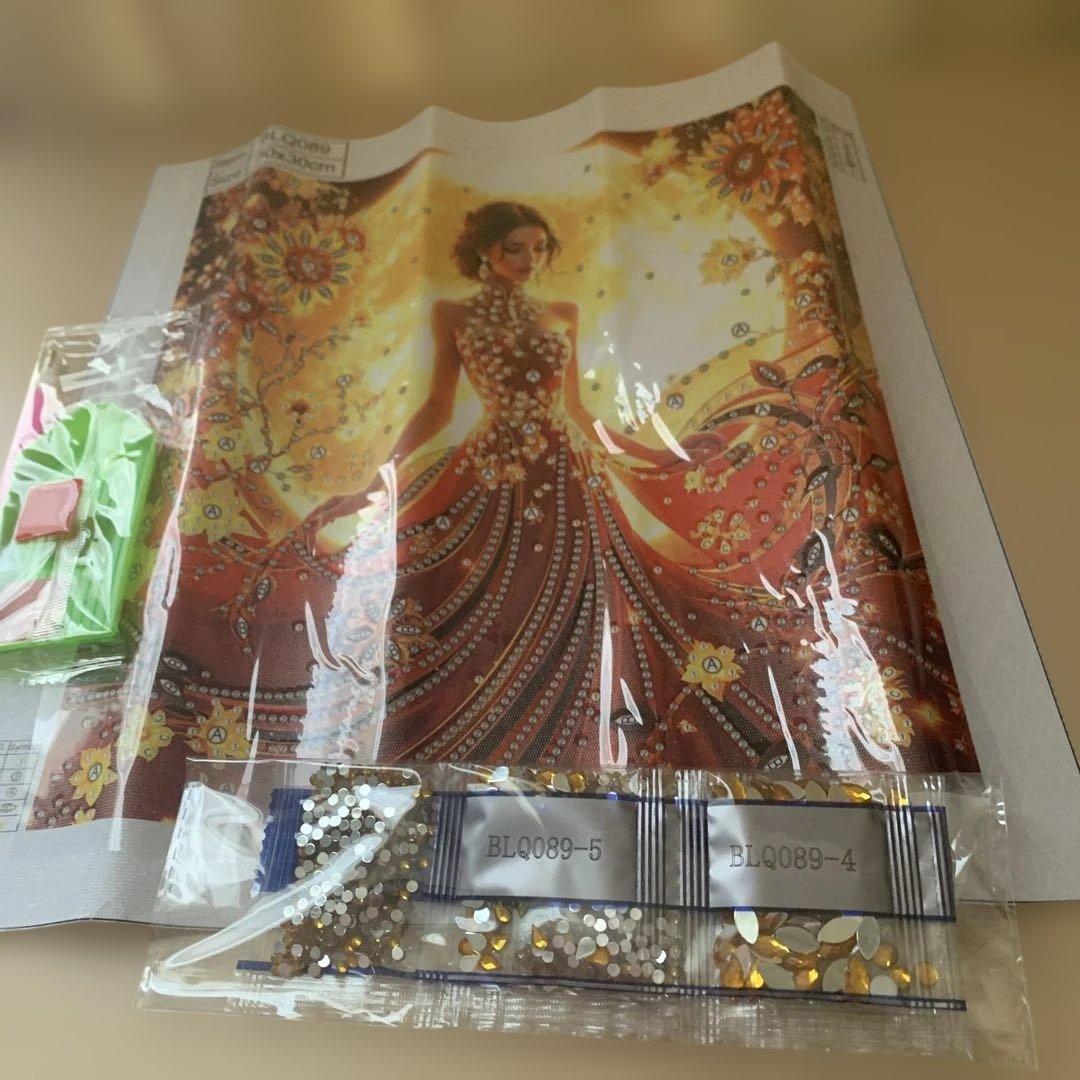 ★専用★ムーンライト　ゴージャスレディ 30cm x 30cm 特殊ビーズ