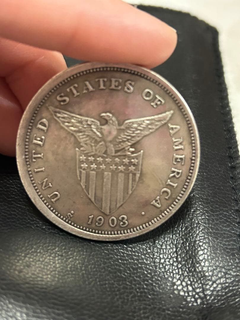 ￼￼￼フィリピン 1ペソ 1903年 アンティーク