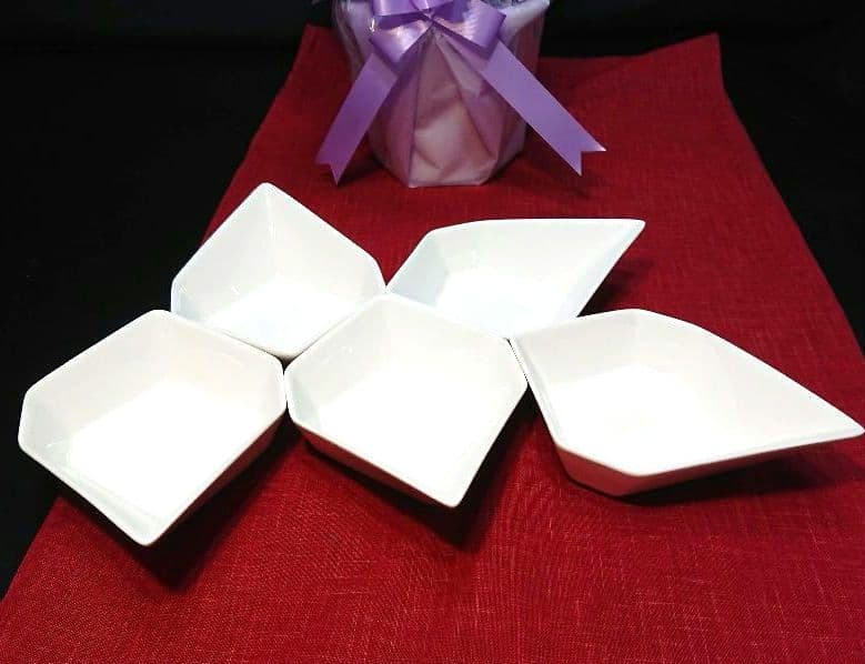 ♥大特価・限定⬛楽しめる組み合わせ⬛パーティ演出ホワイト六角白中6皿