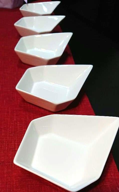 ♥大特価・限定⬛楽しめる組み合わせ⬛パーティ演出ホワイト六角白中6皿