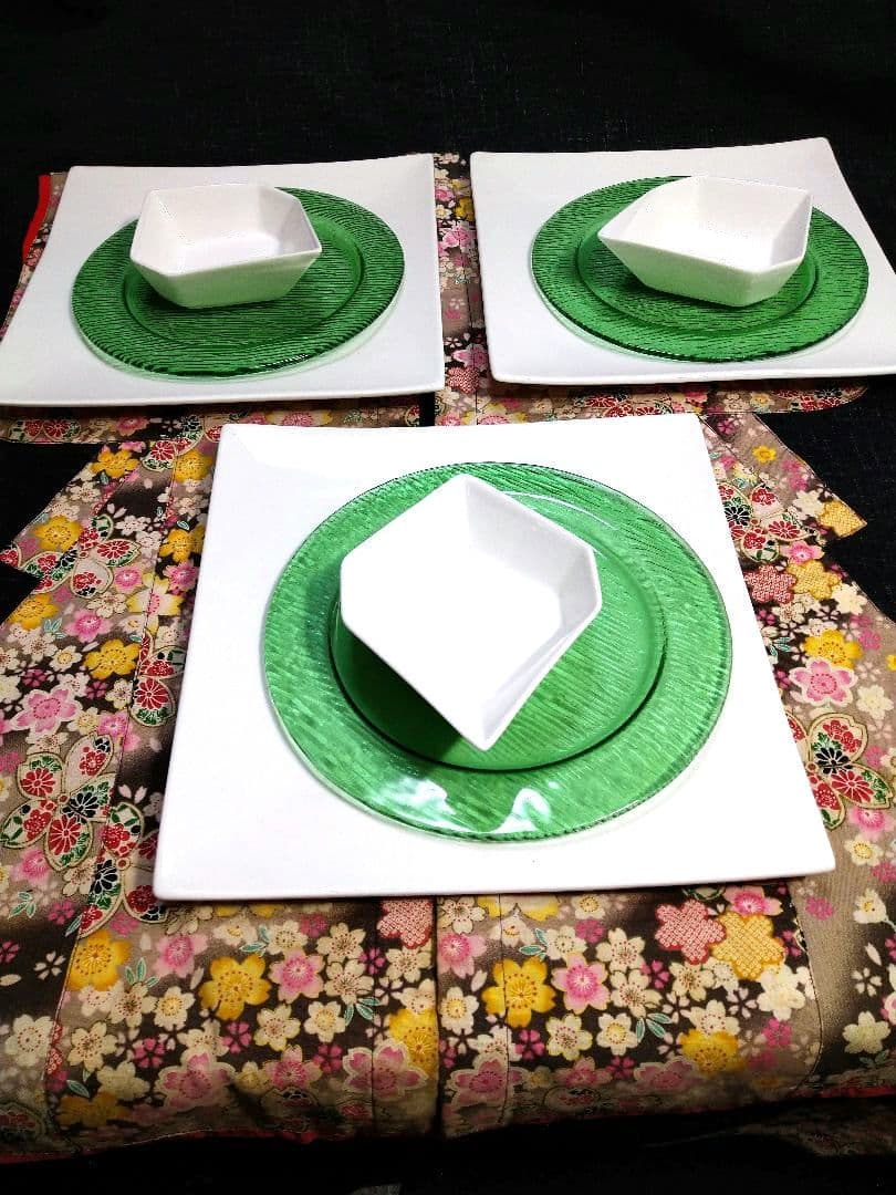 ♥大特価・限定⬛楽しめる組み合わせ⬛パーティ演出ホワイト六角白中6皿